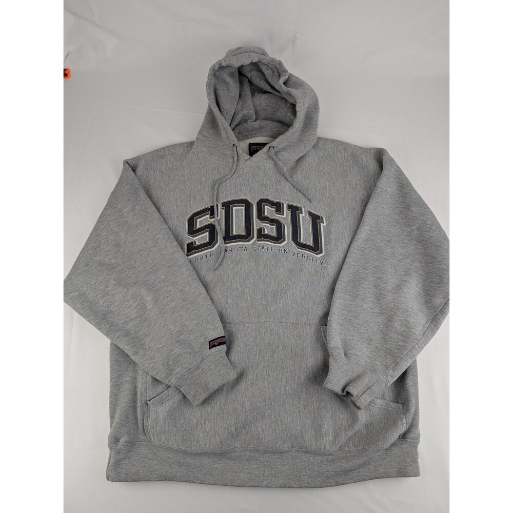 Size L Vintage SDSU South Dakota State Jackrabbits Sweatshirt Hoodie Sweater